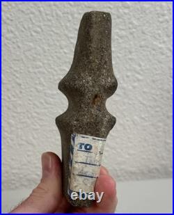 Native American Indian Artifact Grooved Stone War Club Axe Head Tool Tomahawk