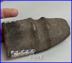 Native American Indian Artifact Grooved Stone War Club Axe Head Tool Tomahawk