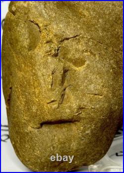 Native American Indian Authentic Artifact Stone Carved Effigy, 1 lb 8 oz. VA