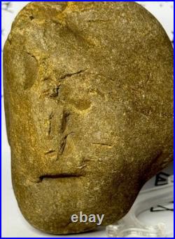 Native American Indian Authentic Artifact Stone Carved Effigy, 1 lb 8 oz. VA