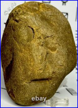 Native American Indian Authentic Artifact Stone Carved Effigy, 1 lb 8 oz. VA