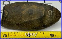 Native American Indian Authentic Artifact Stone Carved Effigy, 2.1 oz. VA