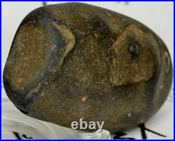 Native American Indian Authentic Artifact Stone Carved Effigy, 2.1 oz. VA