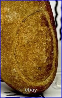 Native American Indian Authentic Artifact Stone Carved Effigy, 2.4 oz. VA