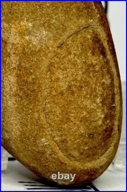 Native American Indian Authentic Artifact Stone Carved Effigy, 2.4 oz. VA