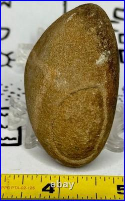 Native American Indian Authentic Artifact Stone Carved Effigy, 2.4 oz. VA