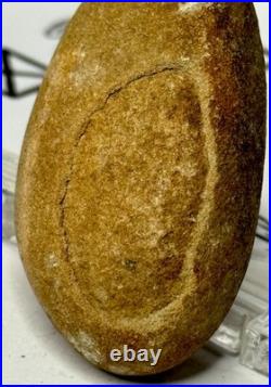 Native American Indian Authentic Artifact Stone Carved Effigy, 2.4 oz. VA