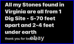 Native American Indian Authentic Artifact Stone Carved Effigy, 2.4 oz. VA