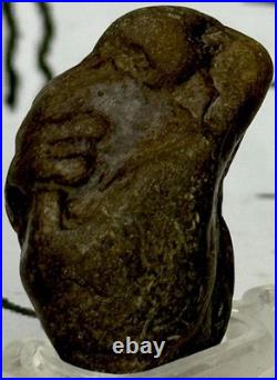 Native American Indian Authentic Artifact Stone Carved Effigy. 5 oz. VA