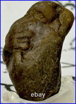 Native American Indian Authentic Artifact Stone Carved Effigy. 5 oz. VA