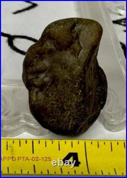 Native American Indian Authentic Artifact Stone Carved Effigy. 5 oz. VA