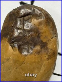 Native American Indian Authentic Artifact Stone Carved Effigy. 9 oz. VA