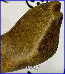 Native American Indian Authentic Artifact Stone Effigy Carved, 1.7 oz. VA