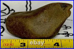 Native American Indian Authentic Artifact Stone Effigy Carved, 1.7 oz. VA
