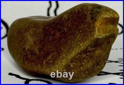 Native American Indian Authentic Artifact Stone Effigy Carved, 1.7 oz. VA