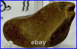 Native American Indian Authentic Artifact Stone Effigy Carved, 1.7 oz. VA
