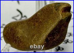 Native American Indian Authentic Artifact Stone Effigy Carved, 1.7 oz. VA