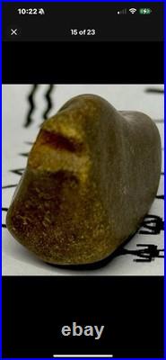 Native American Indian Authentic Artifact Stone Effigy Carved, 1.7 oz. VA