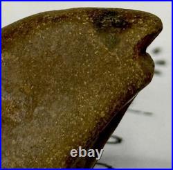 Native American Indian Authentic Artifact Stone Effigy Carved, 1.7 oz. VA