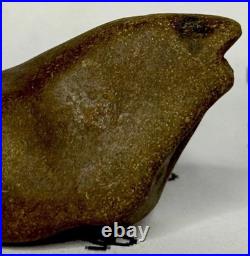 Native American Indian Authentic Artifact Stone Effigy Carved, 1.7 oz. VA