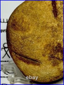 Native American Indian Authentic Artifact Stone Effigy Carved, 1 lb 10 oz. VA