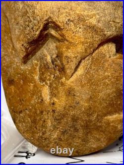 Native American Indian Authentic Artifact Stone Effigy Carved, 1 lb 8 oz. VA Native American Indian Authentic Artifact Stone Effigy Carved, 1 lb 8 oz. VA