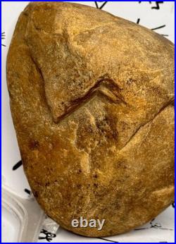Native American Indian Authentic Artifact Stone Effigy Carved, 1 lb 8 oz. VA Native American Indian Authentic Artifact Stone Effigy Carved, 1 lb 8 oz. VA