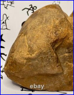 Native American Indian Authentic Artifact Stone Effigy Carved, 1 lb 8 oz. VA Native American Indian Authentic Artifact Stone Effigy Carved, 1 lb 8 oz. VA