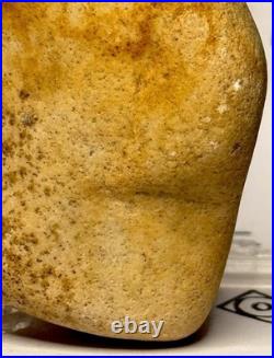 Native American Indian Authentic Artifact Stone Effigy Carved, 11.9 oz. VA