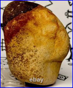 Native American Indian Authentic Artifact Stone Effigy Carved, 11.9 oz. VA