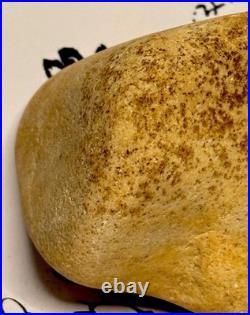 Native American Indian Authentic Artifact Stone Effigy Carved, 11.9 oz. VA