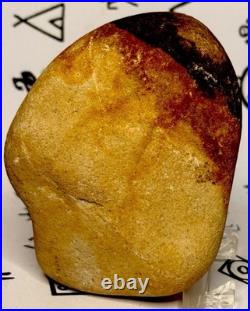 Native American Indian Authentic Artifact Stone Effigy Carved, 11.9 oz. VA
