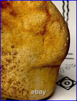 Native American Indian Authentic Artifact Stone Effigy Carved, 11.9 oz. VA