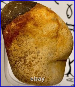 Native American Indian Authentic Artifact Stone Effigy Carved, 11.9 oz. VA