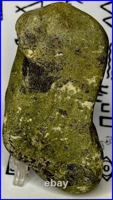 Native American Indian Authentic Artifact Stone Effigy Carved, 12.8 oz. VA