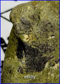 Native American Indian Authentic Artifact Stone Effigy Carved, 12.8 oz. VA