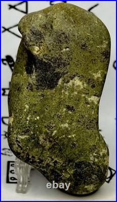 Native American Indian Authentic Artifact Stone Effigy Carved, 12.8 oz. VA