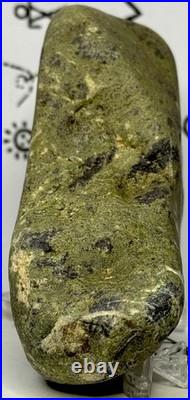 Native American Indian Authentic Artifact Stone Effigy Carved, 12.8 oz. VA