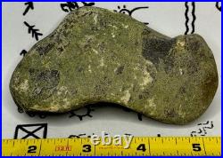 Native American Indian Authentic Artifact Stone Effigy Carved, 12.8 oz. VA