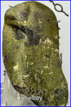 Native American Indian Authentic Artifact Stone Effigy Carved, 12.8 oz. VA