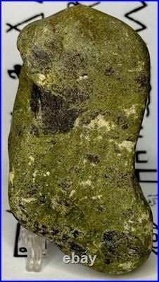 Native American Indian Authentic Artifact Stone Effigy Carved, 12.8 oz. VA