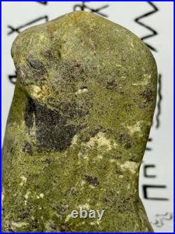 Native American Indian Authentic Artifact Stone Effigy Carved, 12.8 oz. VA
