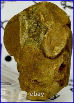 Native American Indian Authentic Artifact Stone Effigy Carved, 3.3 oz. VA