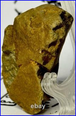 Native American Indian Authentic Artifact Stone Effigy Carved, 3.3 oz. VA