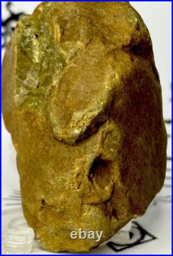 Native American Indian Authentic Artifact Stone Effigy Carved, 3.3 oz. VA