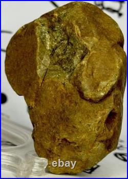 Native American Indian Authentic Artifact Stone Effigy Carved, 3.3 oz. VA