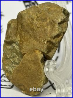 Native American Indian Authentic Artifact Stone Effigy Carved, 3.3 oz. VA