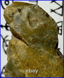 Native American Indian Authentic Artifact Stone Effigy Carved, 3.8 oz. VA