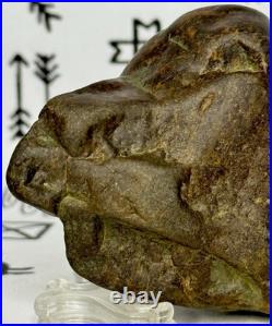 Native American Indian Authentic Artifact Stone Effigy Carved, 4.2 oz. VA