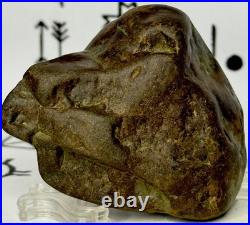 Native American Indian Authentic Artifact Stone Effigy Carved, 4.2 oz. VA